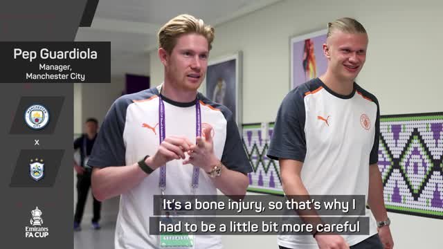 Guardiola calls for patience with KDB return
