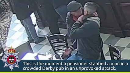 Grandad, 61, who stabbed pub goer in the neck with pocketknife in unprovoked attack, jailed