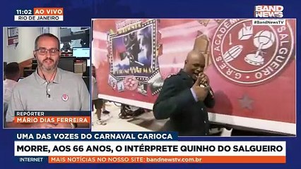 Morre, aos 66 anos, o intérprete Quinho do Salgueiro |BandNews TV