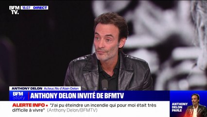 Anthony Delon à propos de son père: "C'est très compliqué d'avoir une discussion avec lui au téléphone"