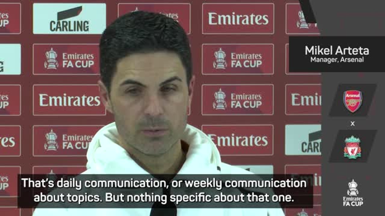 Arteta reveals Arsenal talks with PGMOL about Saka treatment