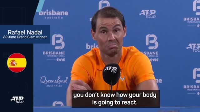 Nadal 'unsure' of injury sustained in Brisbane defeat