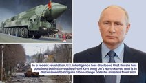 Russia Procured Ballistic Missiles From Kim Jong Un's North Korea Amid Ongoing War In Ukraine According To US Intel
