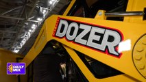 The Dozer Monster Truck Plows Through Obstacles