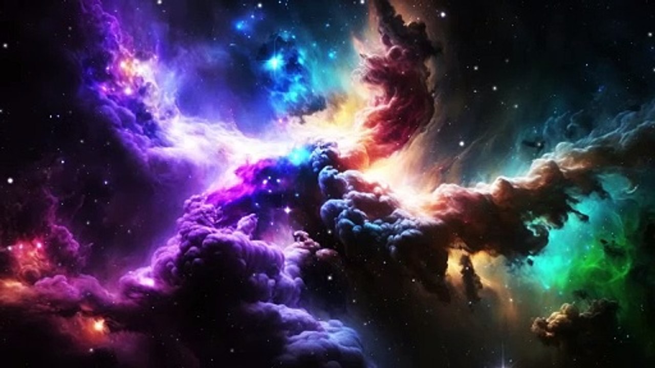 Galaxy. Space trip