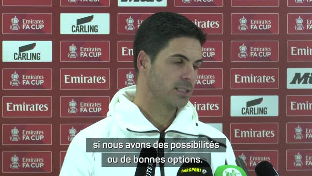 Arsenal - Arteta : “Nous sommes ouverts au mercato”