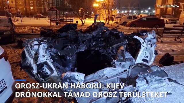 Kijev újabb drónokat és rakétákat indított orosz területek ellen.