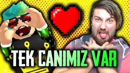 ♥️ TEK CANLA OBBY BİTİRMEK | DÜŞERSEN ÖLERSİN | ROBLOX 1 Life Survival Obby