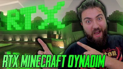 RTX'li MİNECRAFT OYNADIM | GERÇEKTEN FARKI YOK