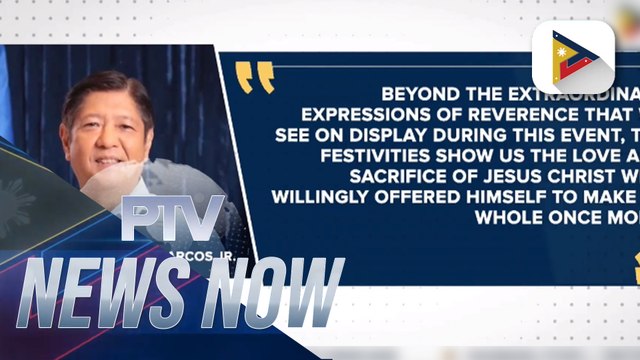 PBBM urges the faithful to deepen connection with God amid Traslacion