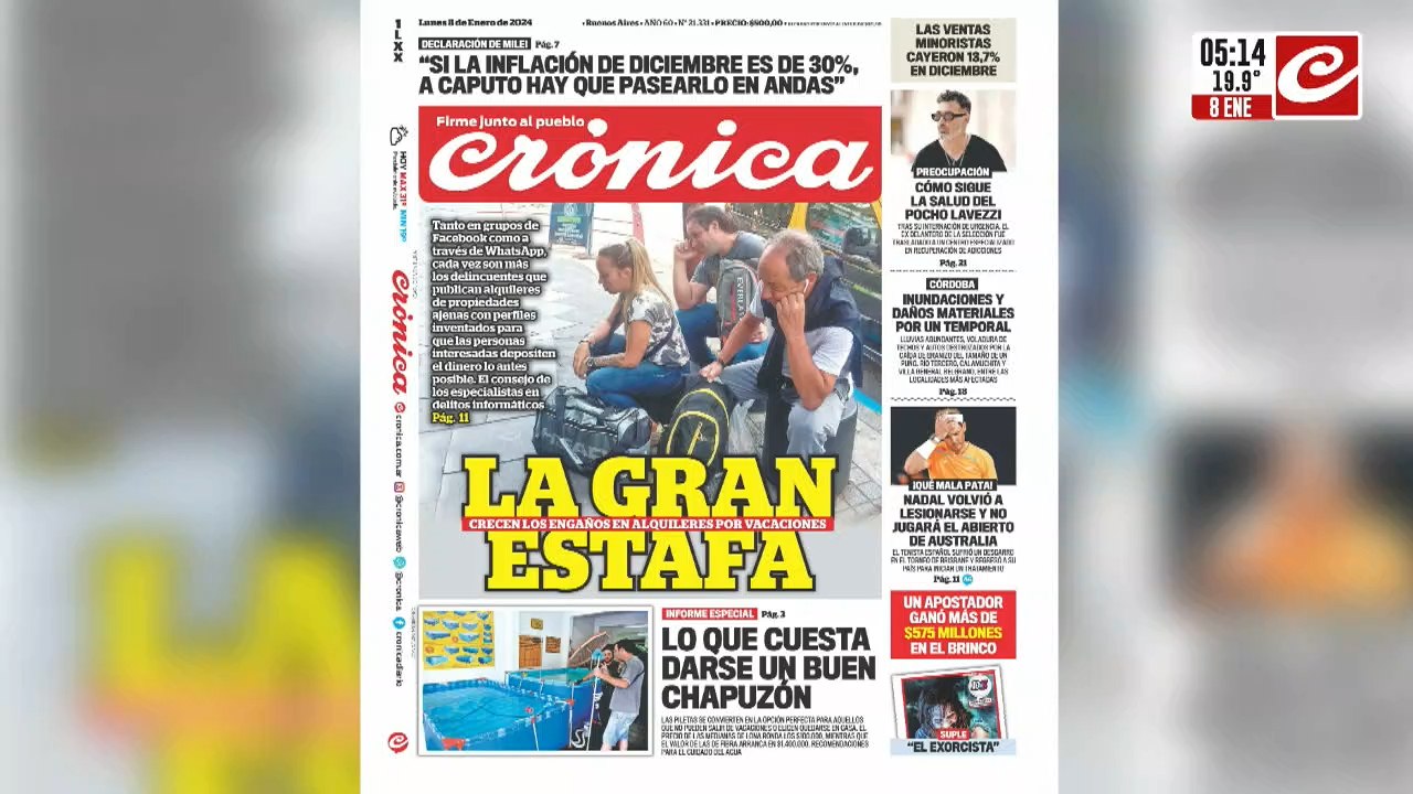 Verano 2024: cada vez son más los delincuentes que publican propiedades inexistentes en la Costa Atlántica