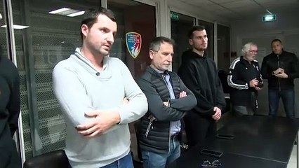 Le président Alliaume Gonthier lors de l'AG de Marignane Gignac Côte Bleue FC