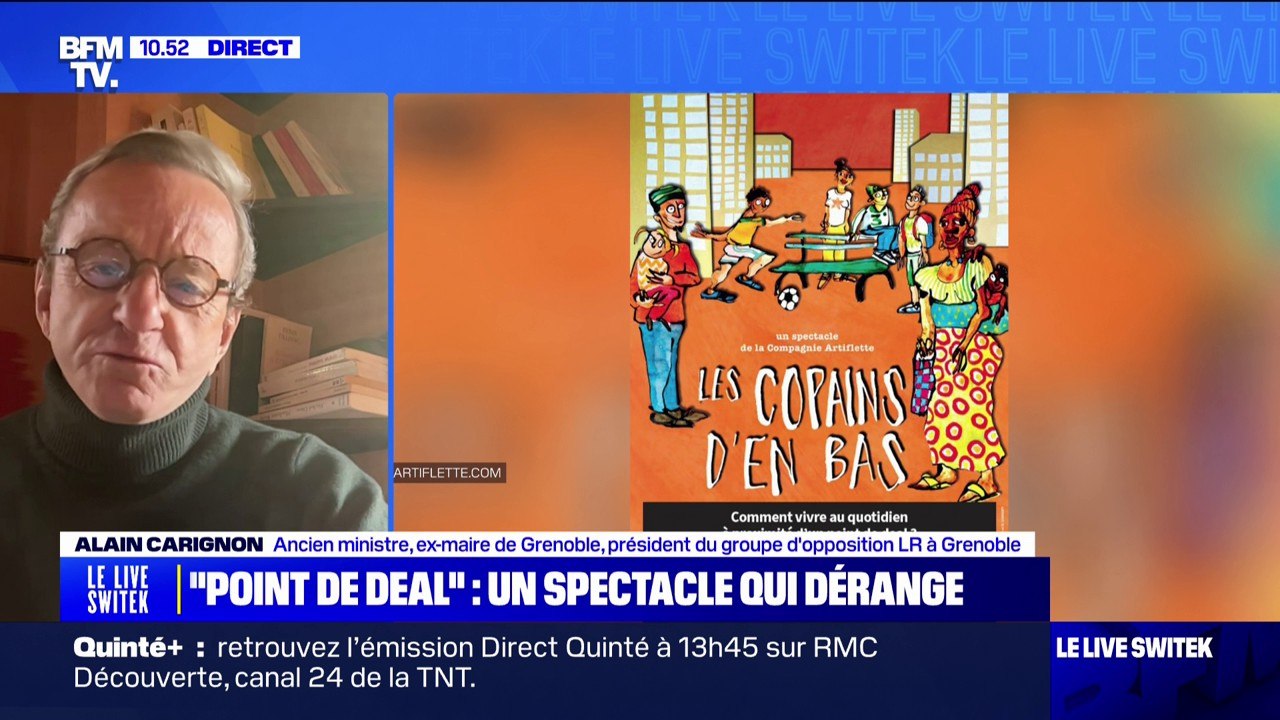 "C'est une nouvelle provocation de la municipalité": Alain Carignon, ancien maire de Grenoble, réagit à l'affiche polémique d'un spectacle