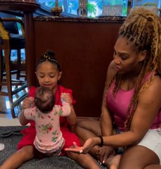 Serena Williams parle en français à ses filles