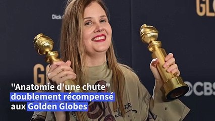 Cinéma: deux Golden Globes pour le film français "Anatomie d'une chute"