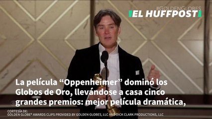'Oppenheimer' y 'Succession', vencedoras en los Globos de oro