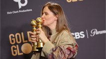 Voici - Golden Globes 2024 : triomphe d'Anatomie d’une chute, le film de Justine Triet, Oppenheimer rafle la mise