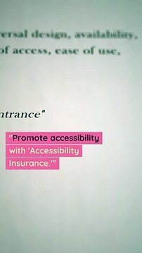 Accessibility Insurance Meeting the Needs of Individuals with Disabilities