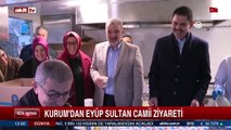 Kurum'dan Eyüp Sultan Camii ziyareti
