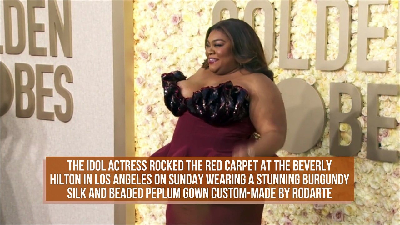 Da'Vine Joy Randolph calls Golden Globes dress 'a dream come true'