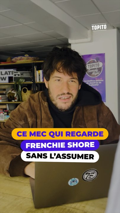 Ce mec qui regarde Frenchie Shore sans l'assumer