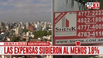 Las expensas aumentaron un 18% y se complica la situación de los inquilinos