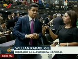 Dip. Willian Gil: Seguiremos haciendo el parlamentarismo de calle para fortalecer las leyes del país