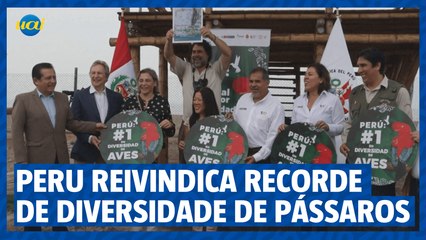 Peru afirma que lidera a lista de países com maior diversidade de pássaros