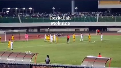 هدف الجزائر الاول عن طريق رامي بن سبعيني في مرمى الطوغو