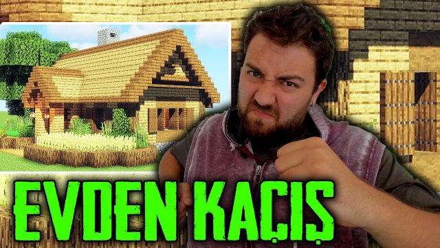 Evden Kaçış | Roblox Gibi Kaçış Yaptık | Minecraft Hayran Haritası