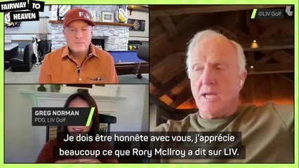 LIV Golf - Norman remercie McIlroy d’avoir adouci ses propos sur LIV Golf