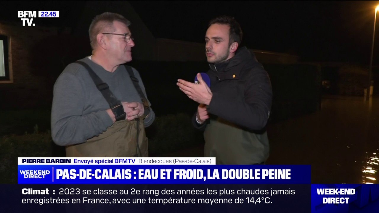 "On ne se sent pas aidés": Le dépit de Jean-Patrice, habitant de Blendecques (Pas-de-Calais) dont le domicile a été inondé à la suite de la crue de l'Aa