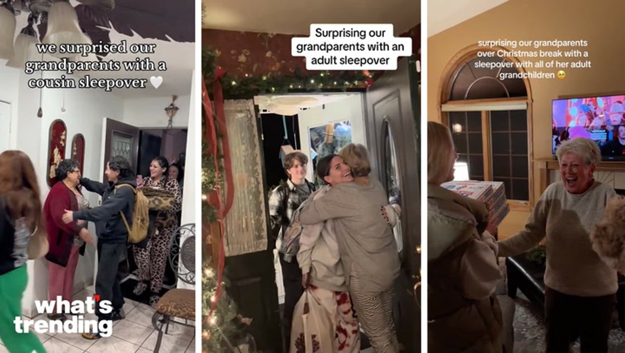 Adult Grandkids Surprise Grandparents with Sleepover in Wholesome Trend