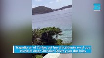 Tragedia en el Caribe: así fue el accidente en el que murió el actor Christian Oliver y sus dos hijas