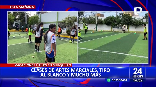 Vacaciones Útiles 2024 en Surquillo: presentan talleres de tiro con arco y otras disciplinas deportivas