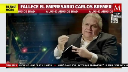 José Maiz García comparte su vivencia ante el fallecimiento de Carlos Bremer