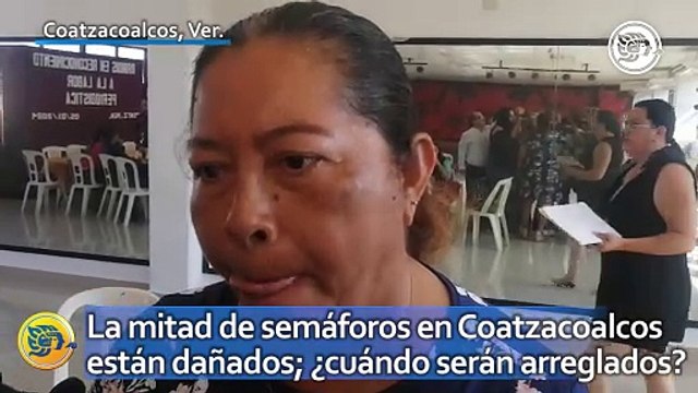 La mitad de semáforos en Coatzacoalcos están dañados; ¿cuándo serán arreglados?