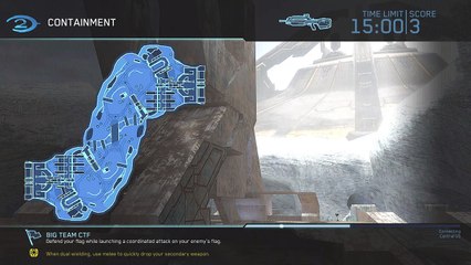 Halo 2 Classic Big Team - Big Team CTF on Containment Gameplay (16-6)