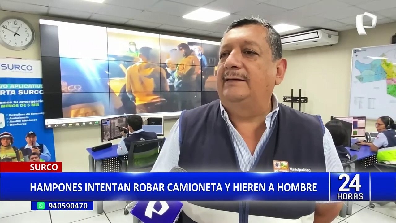 Hombre es hallado herido dentro de su vehículo en Surco: víctima habría sido baleado durante asalto