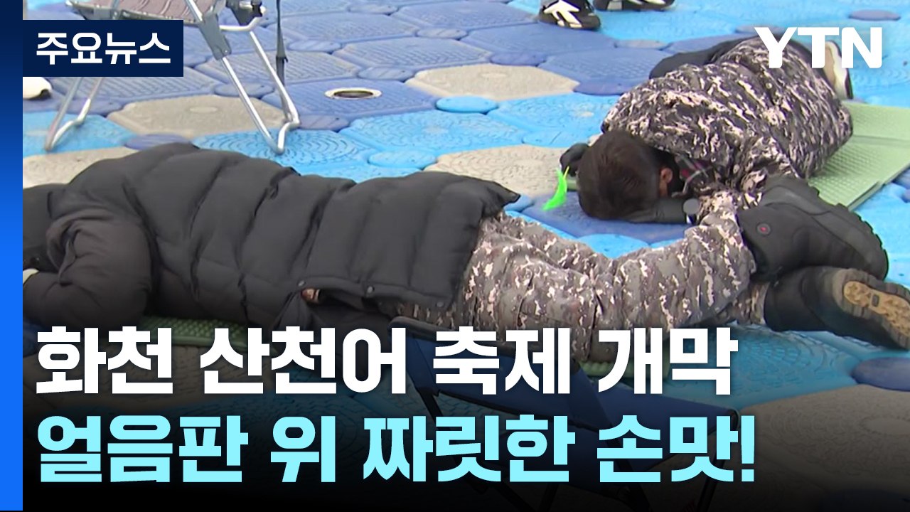 짜릿한 손맛 최고! 화천 산천어 축제 개막 / YTN