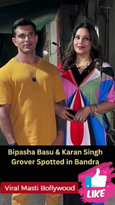 Bipasha Basu & Karan Singh Grover Spotted in Bandra