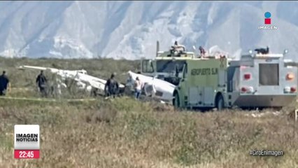 Cuatro personas muertas deja desplome de avioneta en Ramos Arizpe