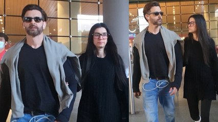 Hrithik Roshan and his Girlfriend Saba Azad Gets Clicked at Mumbai Airport, Netizens Reacts