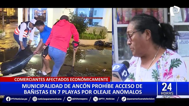 Ancón: prohíben ingreso de bañistas a 7 playas por oleajes anómalos