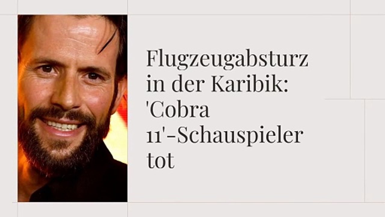 Schauspieler Cobra 11 Bei Flugzeug Absturz gestorben auch seine beiden Töchter sind verstorben Ruhe in Frieden #christianoliver