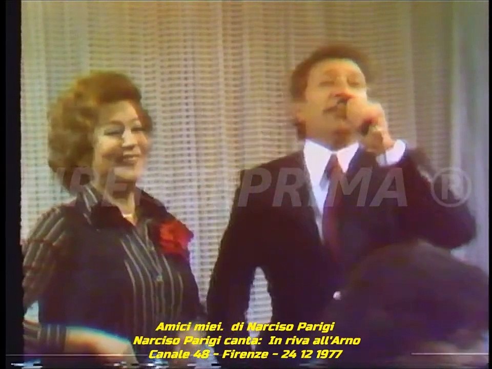 Amici miei. di Narciso Parigi in  In riva all'Arno + chiusura trasmissione Canale 48 - 24 12 1977
