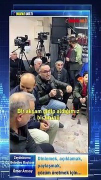 Zeytinburnu Belediye Başkanı Ömer Arısoy: Dinlemek, açıklamak, paylaşmak, çözüm üretmek için…