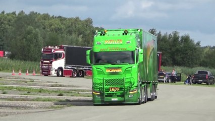 Scania Indiana Jones Custom Show Truck arrives @truckstar