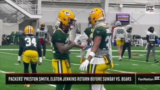 Packers' Preston Smith, Elgton Jenkins Return Before Sunday vs. Bears