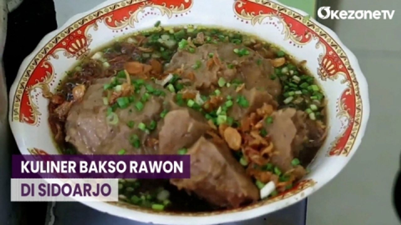 Cicip Gurihnya Bakso Rawon yang Diburu Pecinta Kuliner di Sidoarjo